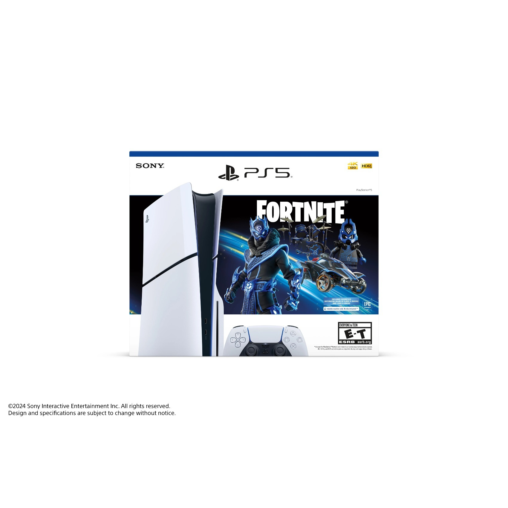PlayStation 5 Disc Edition – Fortnite Cobalt Star Bundle