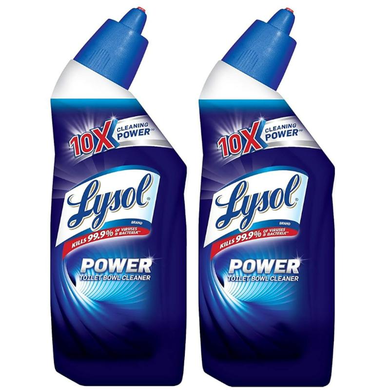 TEMU Lysol Power Toilet Bowl Cleaner, 10x Cleaning Oz (pack Of 2)