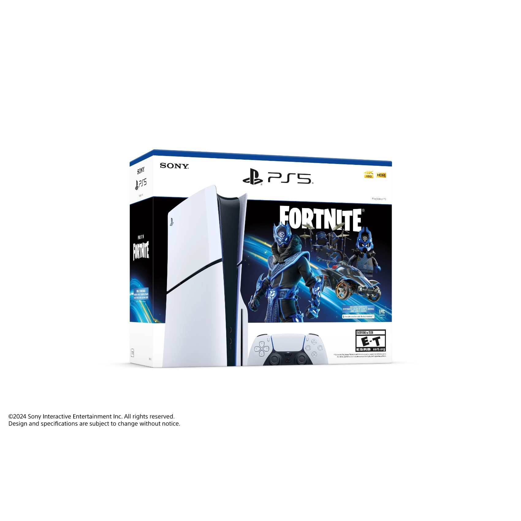PlayStation 5 Disc Edition – Fortnite Cobalt Star Bundle