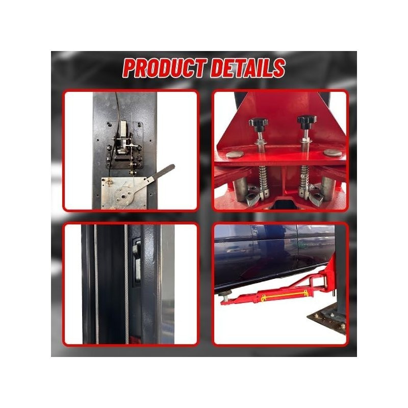 4 0  12000lbs   lock 2 post lift 220v am120sd car lift auto lift two post car lift Product details 2