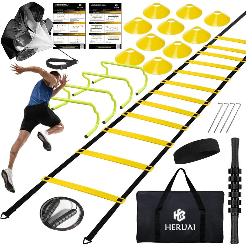 Ladder Ball Agility Ladder Speed Training Equipment Set Football