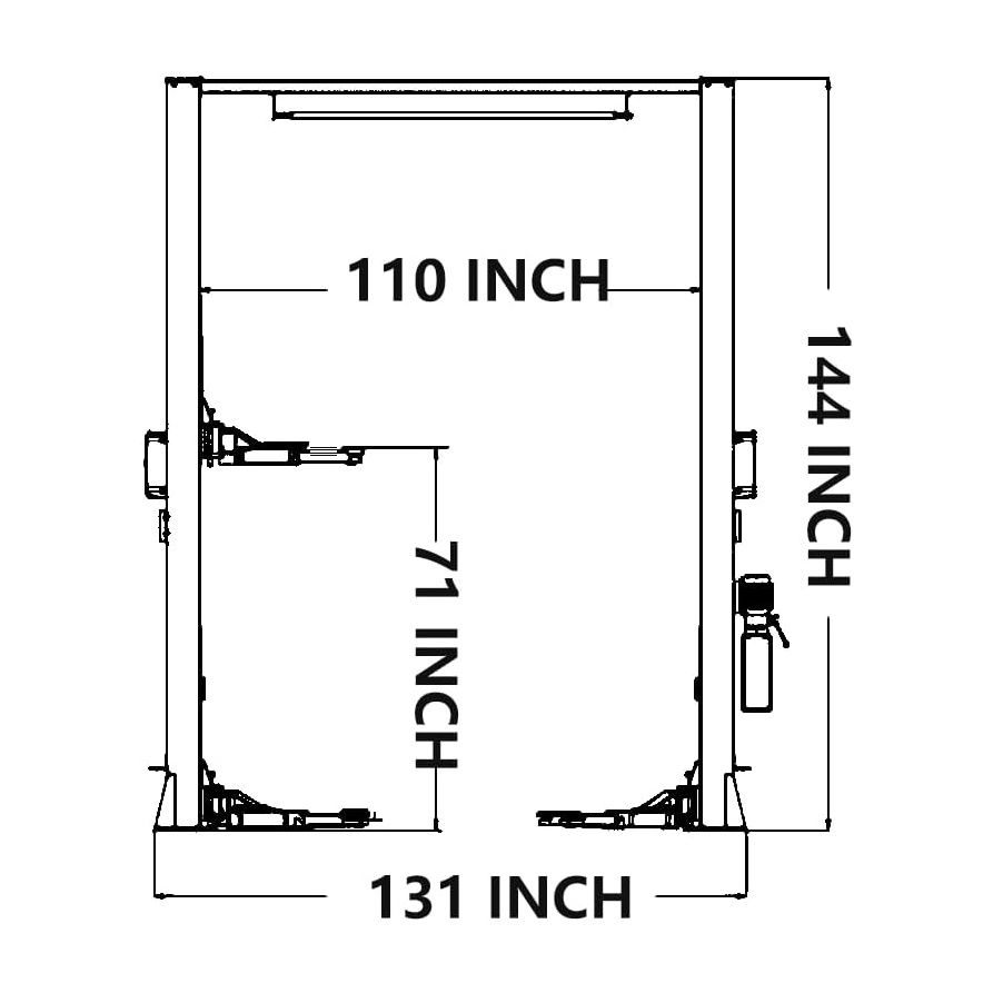 4 0  12000lbs   lock 2 post lift 220v am120sd car lift auto lift two post car lift Product details 0