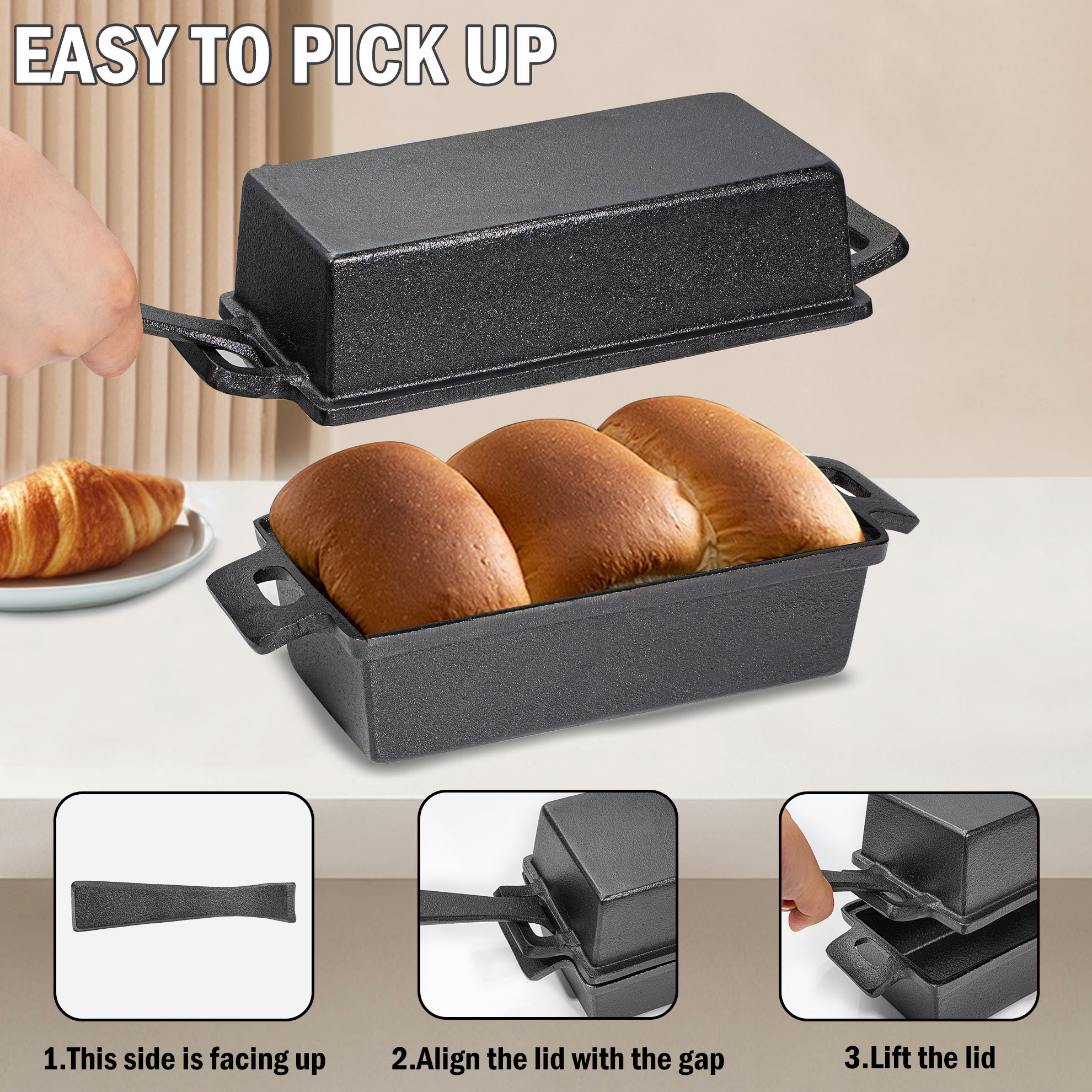 Local Bread Bakeware Mini Loaf Baking Pans Pack Mini Loaf Pan