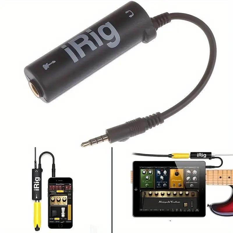 TEMU Guitar To Phone Adapter – Audio Interface For Mobile Recording, Streaming, And Practice