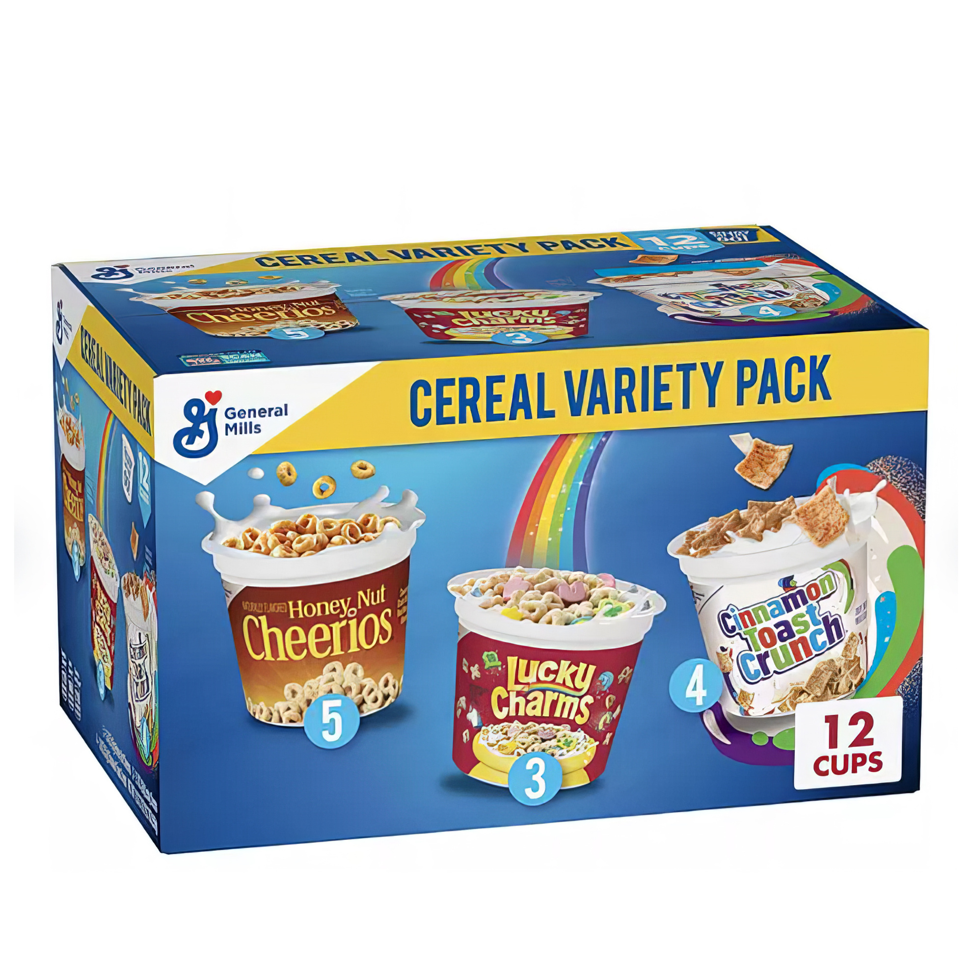TEMU General Mills Cereal Cups, Assorted Flavors, 12-pack