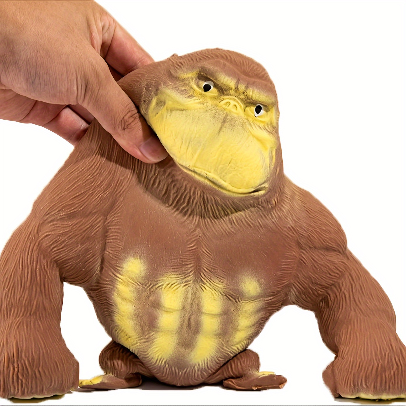 1pcs. Gorilla Stress Relief Toy, Elastic Stretchable with Sand Filling, Durable and Reboundable, Ideal for Adults and Kids, Perfect Gift