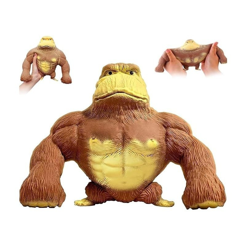 1pcs. Gorilla Stress Relief Toy, Elastic Stretchable with Sand Filling, Durable and Reboundable, Ideal for Adults and Kids, Perfect Gift