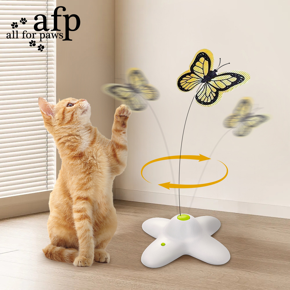 thumbnail image 2 of 20-Pack Cat Ball Replacement Tails | Flannel Worm Refills For Automatic Cat Wand Toys, Yellow 4.3in Length 2 of 13