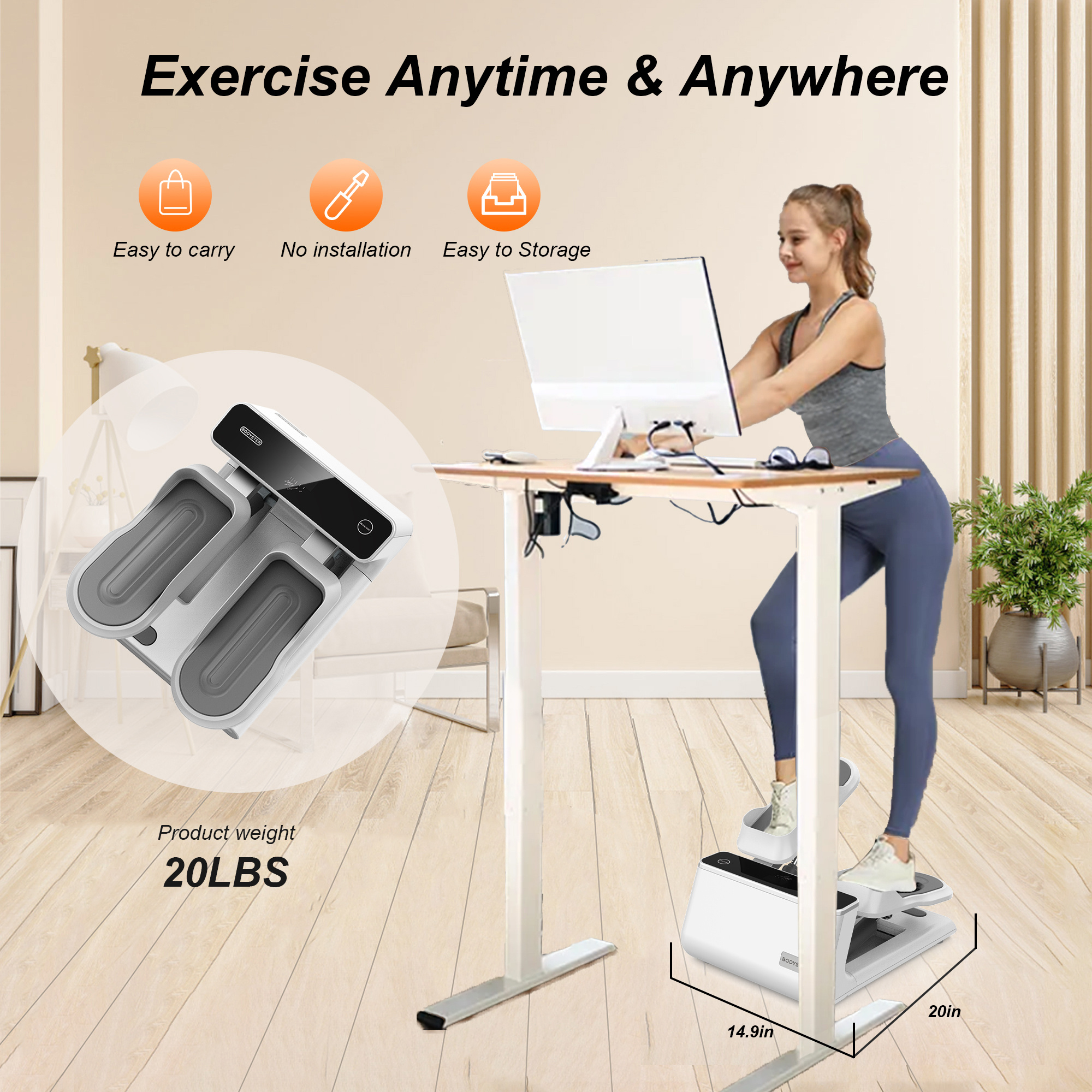 Mini Stair Stepper with Bands