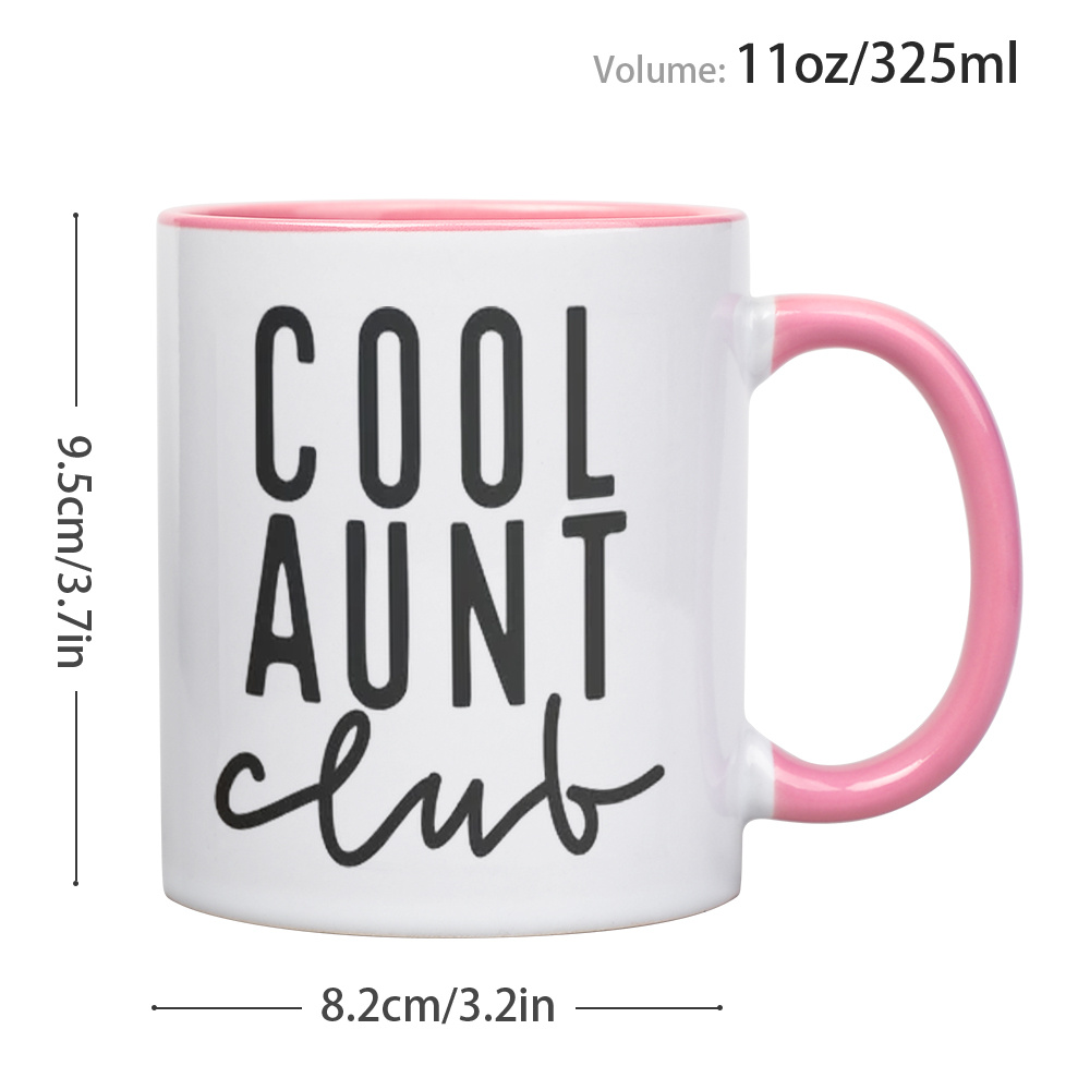   club mug   club mug pregnancy announcement for aunt   to aunt mug   to aunt mug new aunts funny gifts 11oz 11oz pink 9