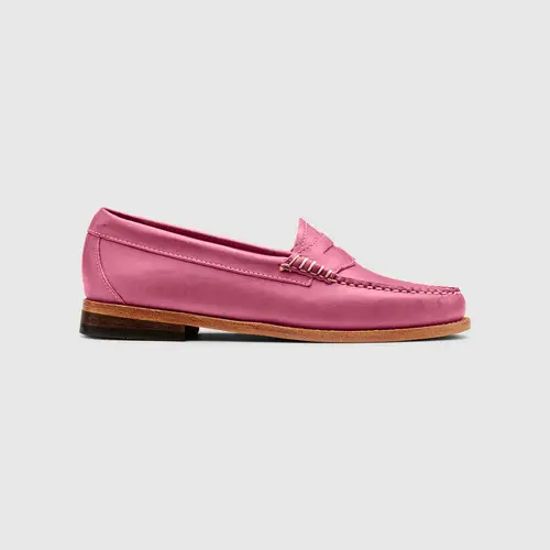 womens leather penny loafer leather sole