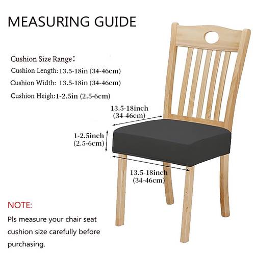 premium stretch dining chair seat covers with ties durable non slip solid chair protectors for dining room kitchen chairs