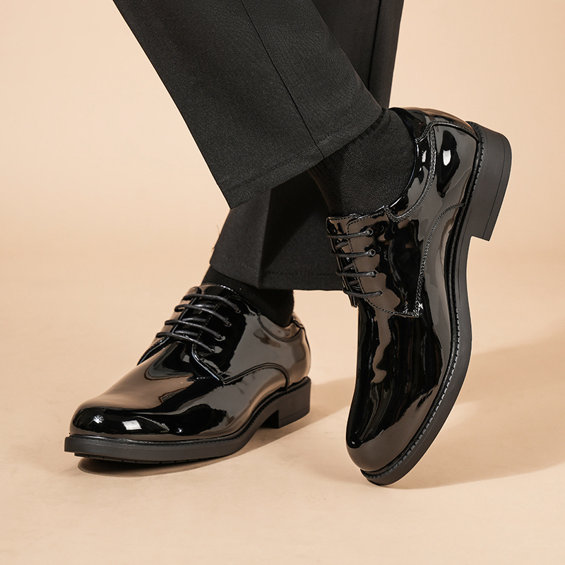 mens dress oxford shoes classic lace formal shoes - Temu