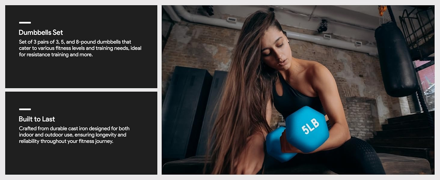 BalanceFrom Dumbbell Set with Stand - Image 2