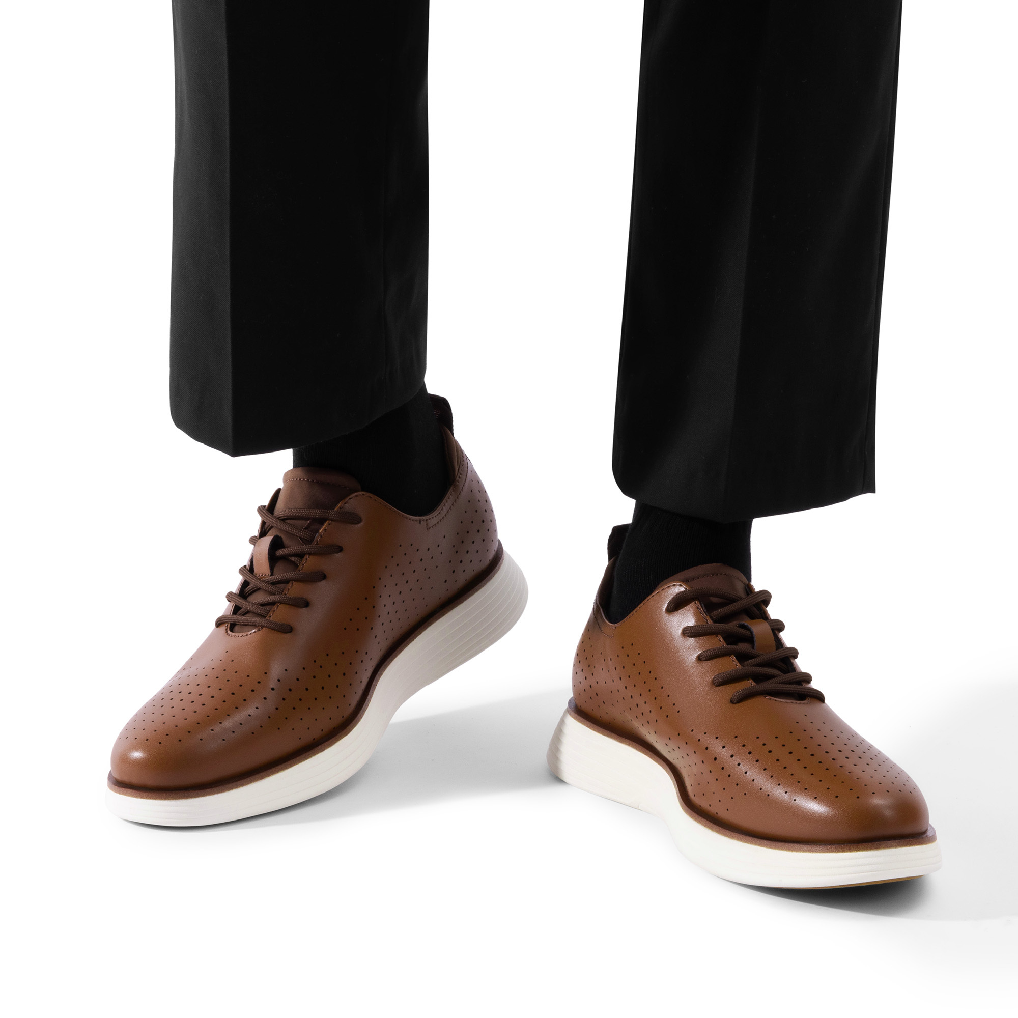 Oxford Shoes Outfit Brown Sneaker Dress Shoes Park Avenue Cap-toe