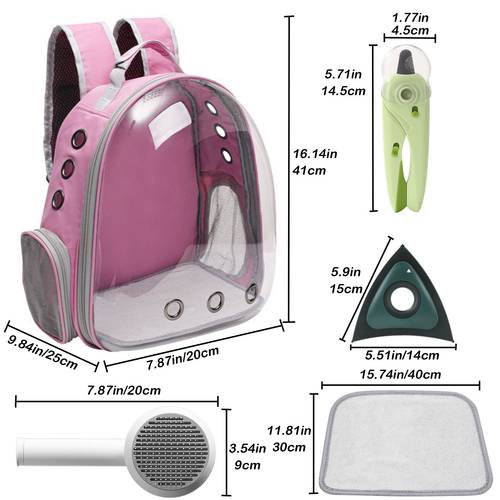 cat backpack carrier pet cat carrier with ventilated design for carrying puppy cats back pack bag space capsule for traveling hiking camping outdoors
