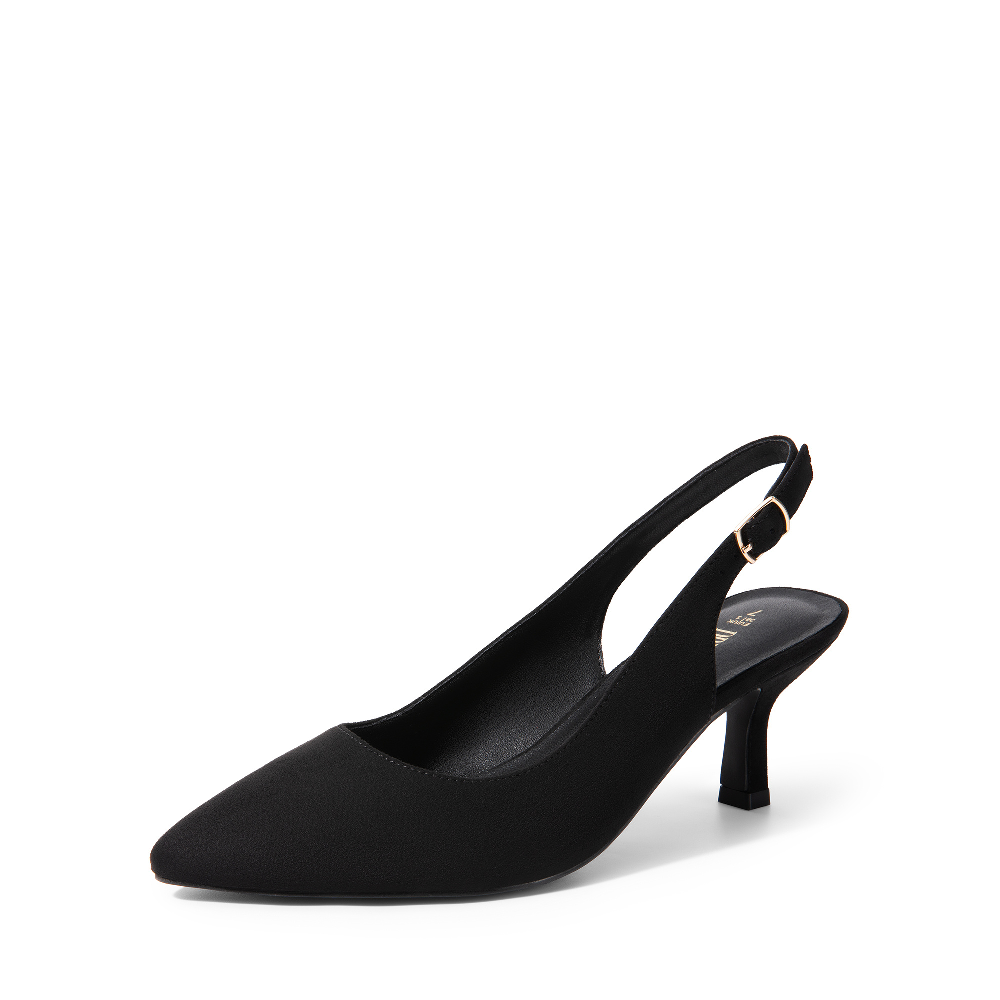 princess polly baby blue dress Harmony Velvet Bow Slingback Flat, Black