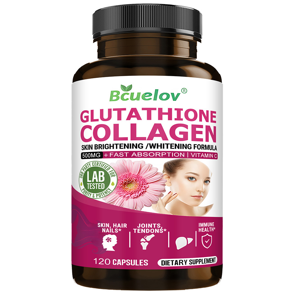 glutathione - with vitamin c, support skin, hair, nails & , 120 capsules |  Today's Deals | Temu