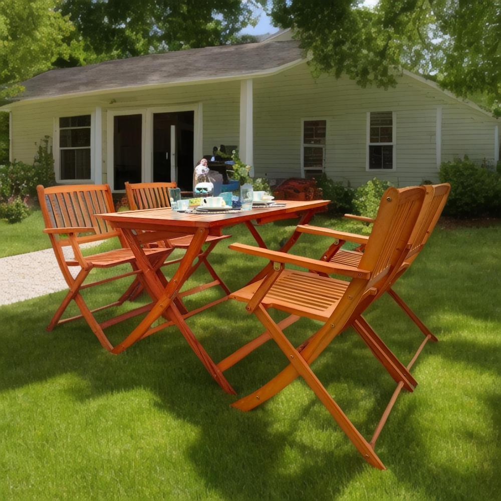 Foldable Patio Dining Set