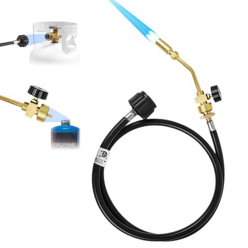 propane gas tank hose adapter kit portable propane torch for brazing soldering welding by propane gas cylinder