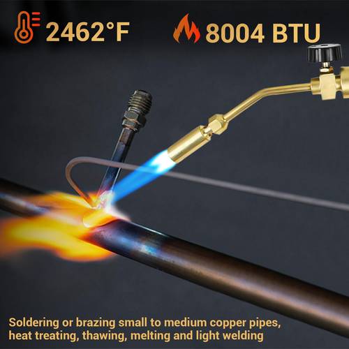 propane gas tank hose adapter kit portable propane torch for brazing soldering welding by propane gas cylinder