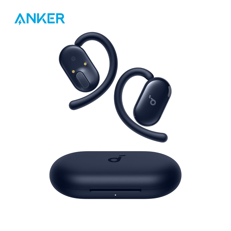 TEMU Refurbished Soundcore V20i By Anker Open-ear Headphones, , , Powerful Sound, Clear Calls, Ip55, Led Lights, 36h Playtime, Bluetooth 5.4 Earbuds,