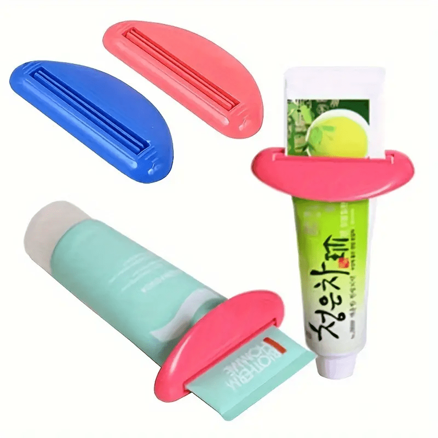 1pcs Plastic Toothpaste Squeezer - Travel-Friendly Bathroom Accessory For Home Use