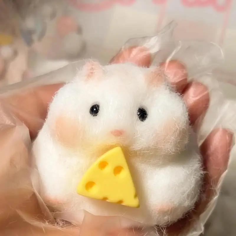 Squidgy Hamster and Shape Squeeze Toys, Pinch Family Squidgy Toys, Squeeze Toys, Stress Relief Squidgy Party Gifts, Squidgy Hamster Shape Toys, Fidget Toys for Adults, Random Colors