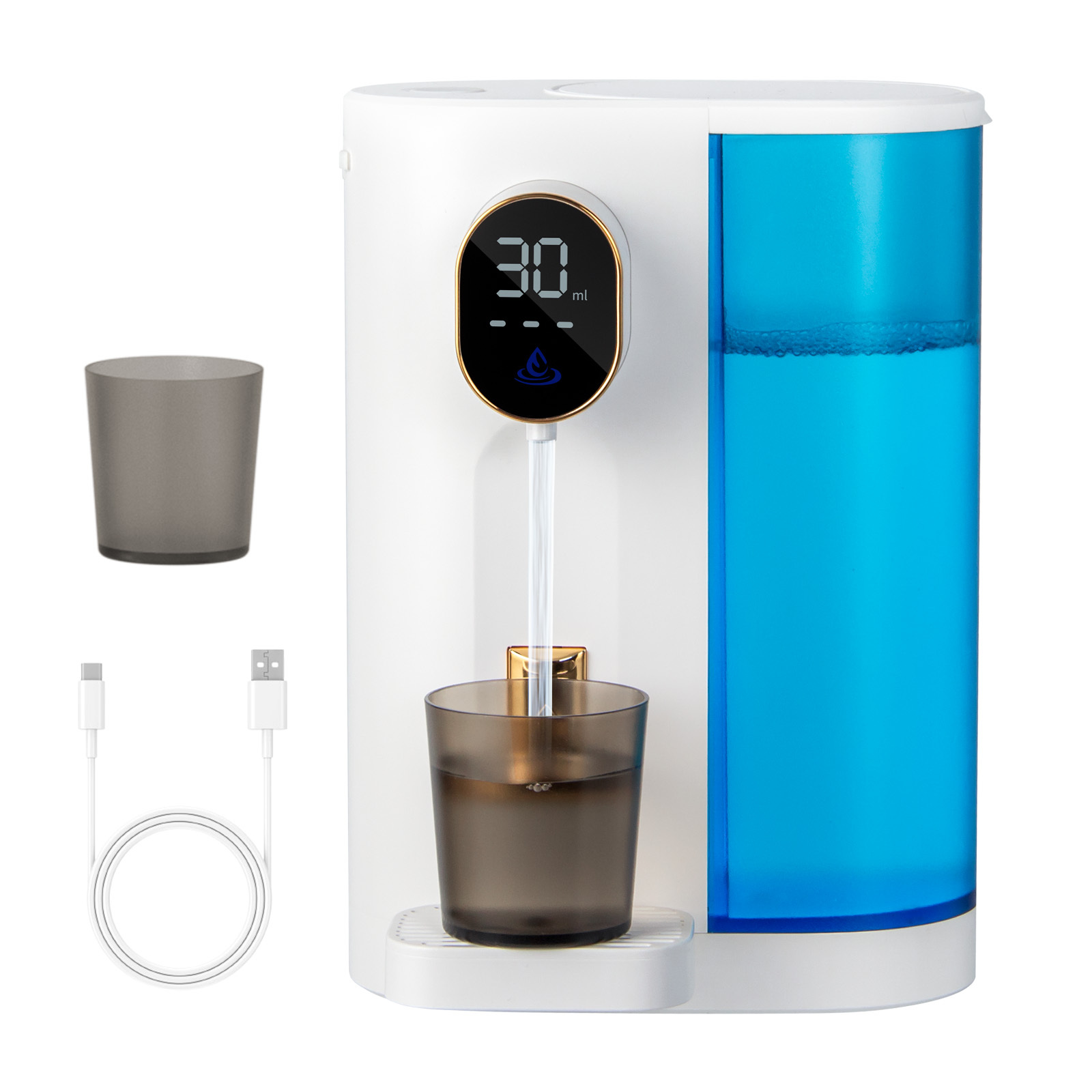 TEMU Automatic Mouthwash Dispenser For Bathroom: 20.3oz Dispenser With , , Wall Mounted, Electric Auto Mouthwash Dispenser For Kids Adults, Bathroom