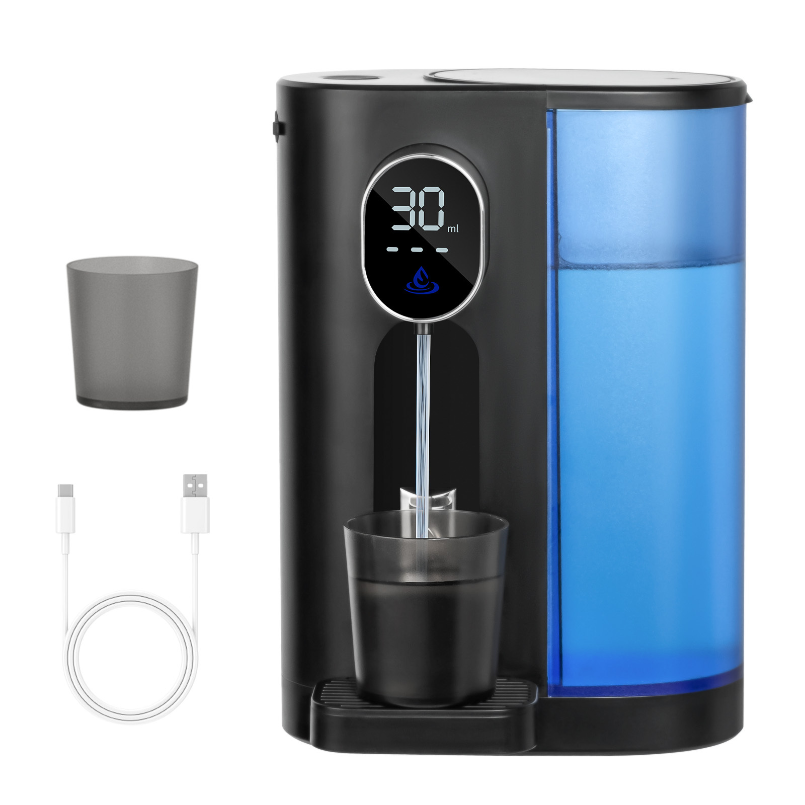 TEMU Automatic Mouthwash Dispenser For Bathroom: 20.3oz Dispenser With , , Wall Mounted, Electric Auto Mouthwash Dispenser For Kids Adults, Bathroom