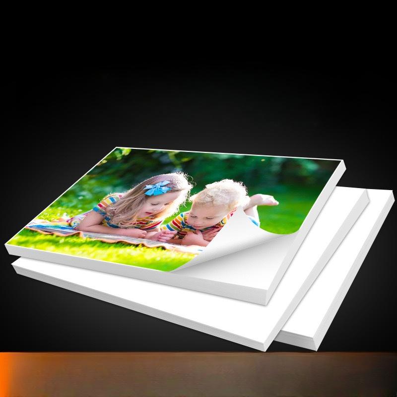 TEMU 25 Sheets Self Adhesive Photo Paper, A4 Glossy Sticky, Crafts , Inkjet Printer Photo Sticker Paper (8.5x11"-25sheets-135gsm)