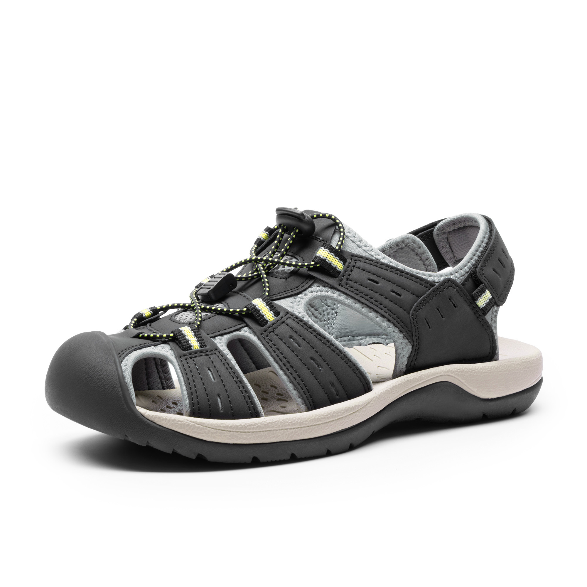 mens sandals closed toe hiking sandals convenient outdoor  display picture 3