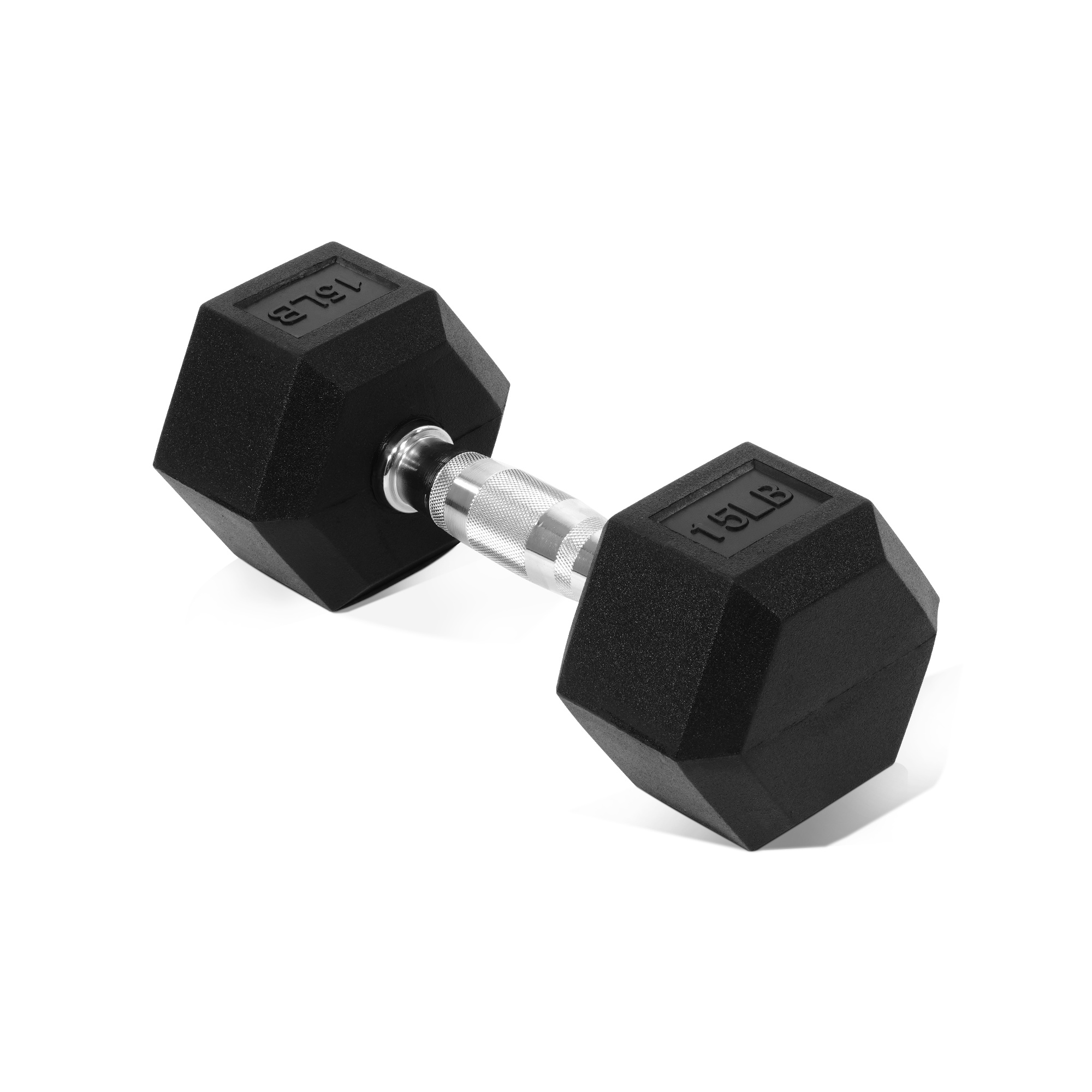 TEMU Hex Dumbbells With Rubber Coating - Hand Weights For Exercise & Fitness, In Multiple Sizes