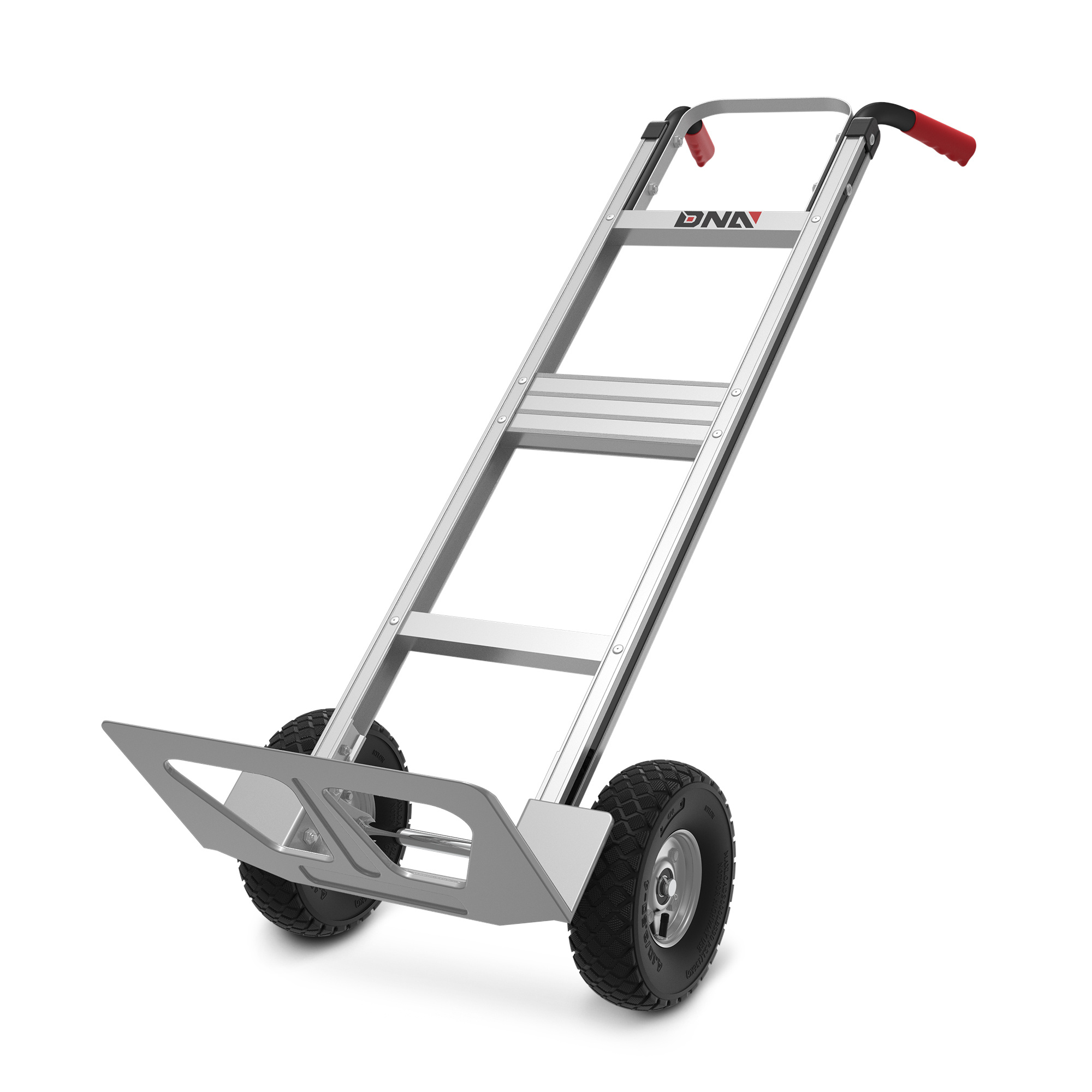 TEMU Aluminum Hand Truck , 550lbs Capacity Heavy Duty For Home, Workshop, Office, Warehouse, W/pneumatic Tire