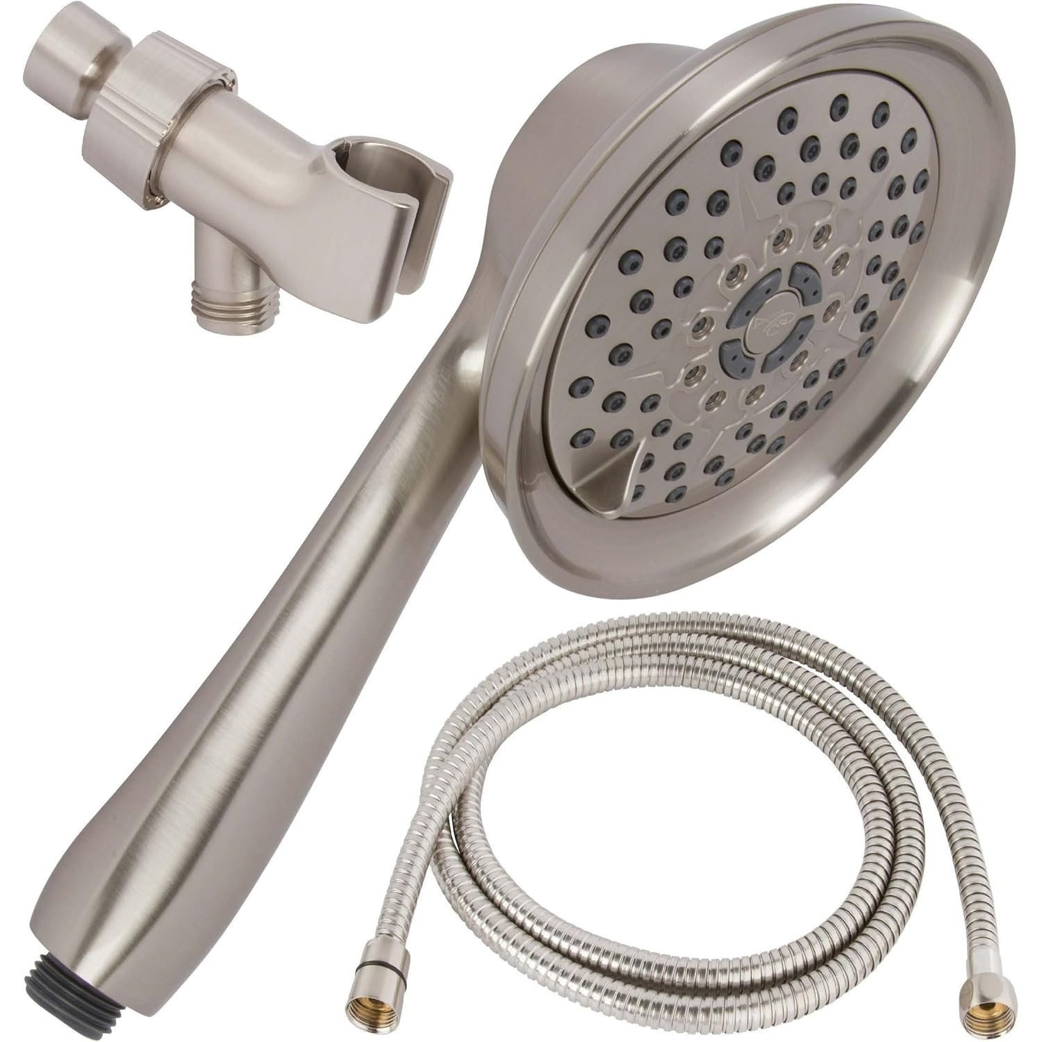 

Shower Head With Handheld, High Pressure 5 Spray Massage & Mist Hand Held Showerhead Kit - Removable Head With Hose And Mount - Adjustable Massaging Spray