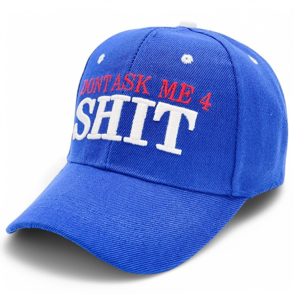 别问我那些废话 有趣的棒球帽 独特的刺绣棒球帽 可调节，具有防紫外线功能 适合美国人，非常适合户外活动 休闲时展现你的个性 商品详情 1