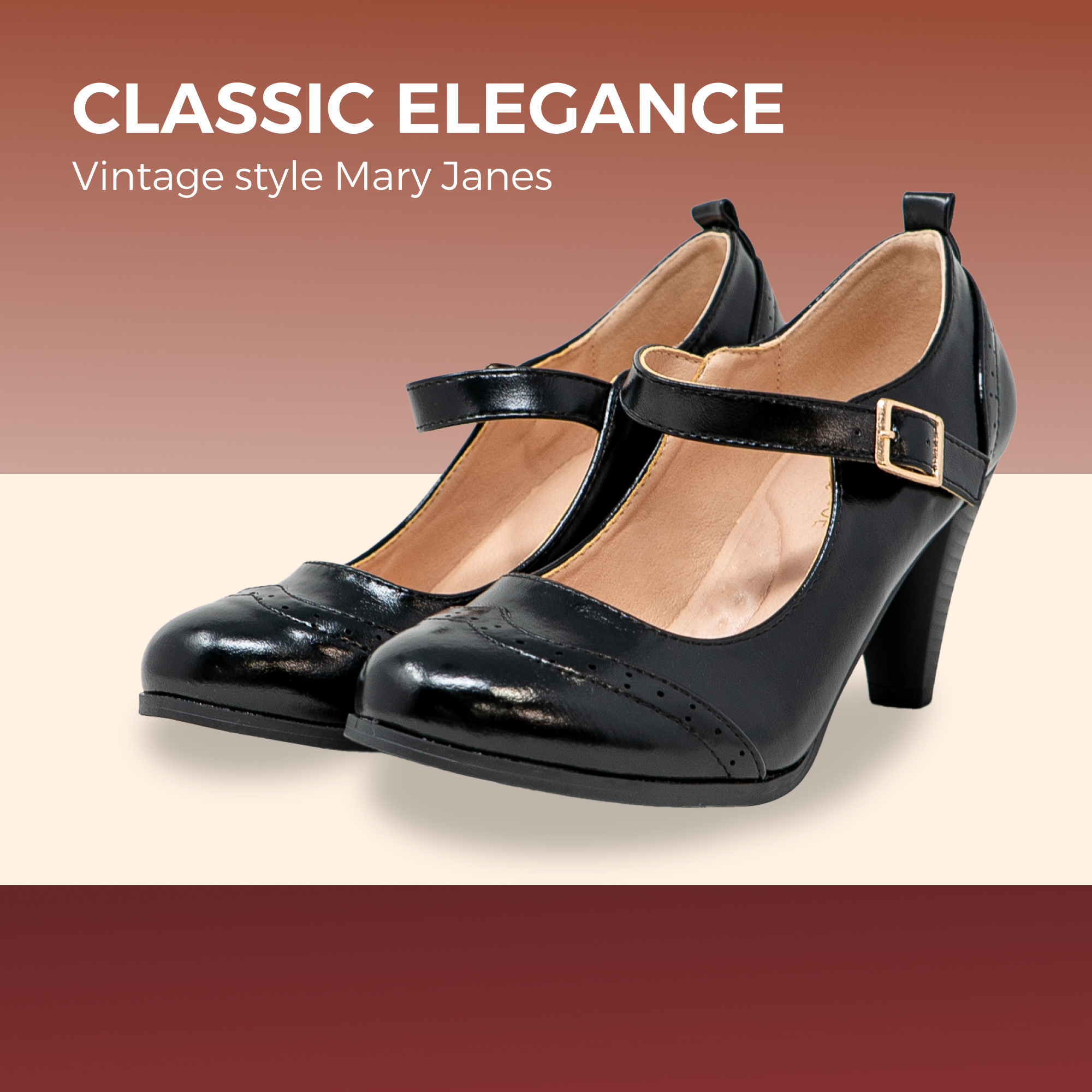 Stylish Mary Jane Pumps