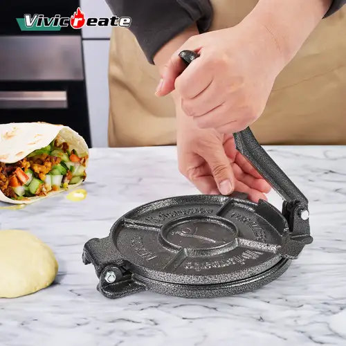 Tortilla Press Cast Iron 7.5 in. Heavy Gauge Tortilla Press Cast Iron 7.5 in. Heavy Gauge