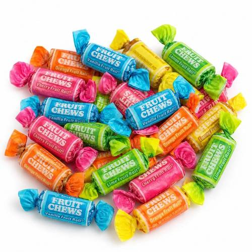 rolls soft candy with cherry orange flavors individually wrapped