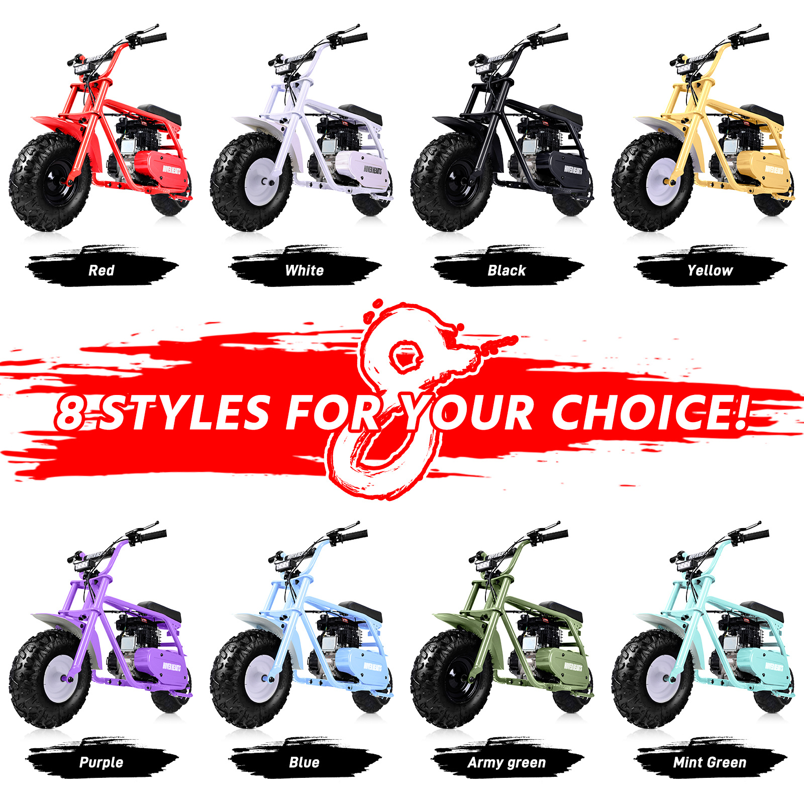 99cc youth mini dirt bike | Four-stroke gasoline-powered off-road motorcycle with a sturdy steel frame |gas-powered motocross for outdoor off-road ridingIdeal Halloween/Christmas/Birthday gift - Image 18