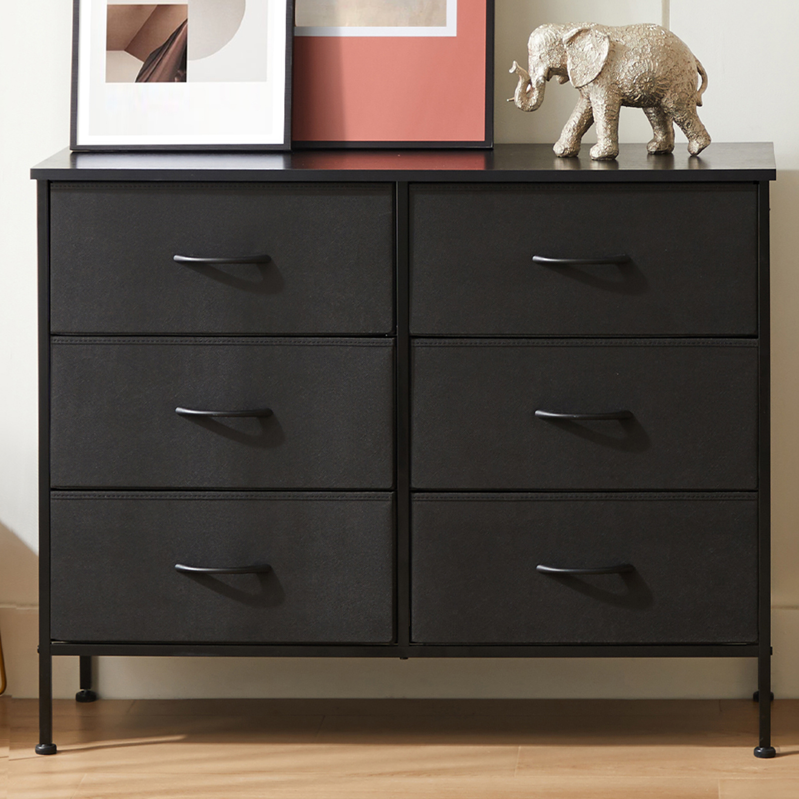 brown fit and flare dress Overlay wooden panels for decorating ikea kullen dresser witn pattern main image 0