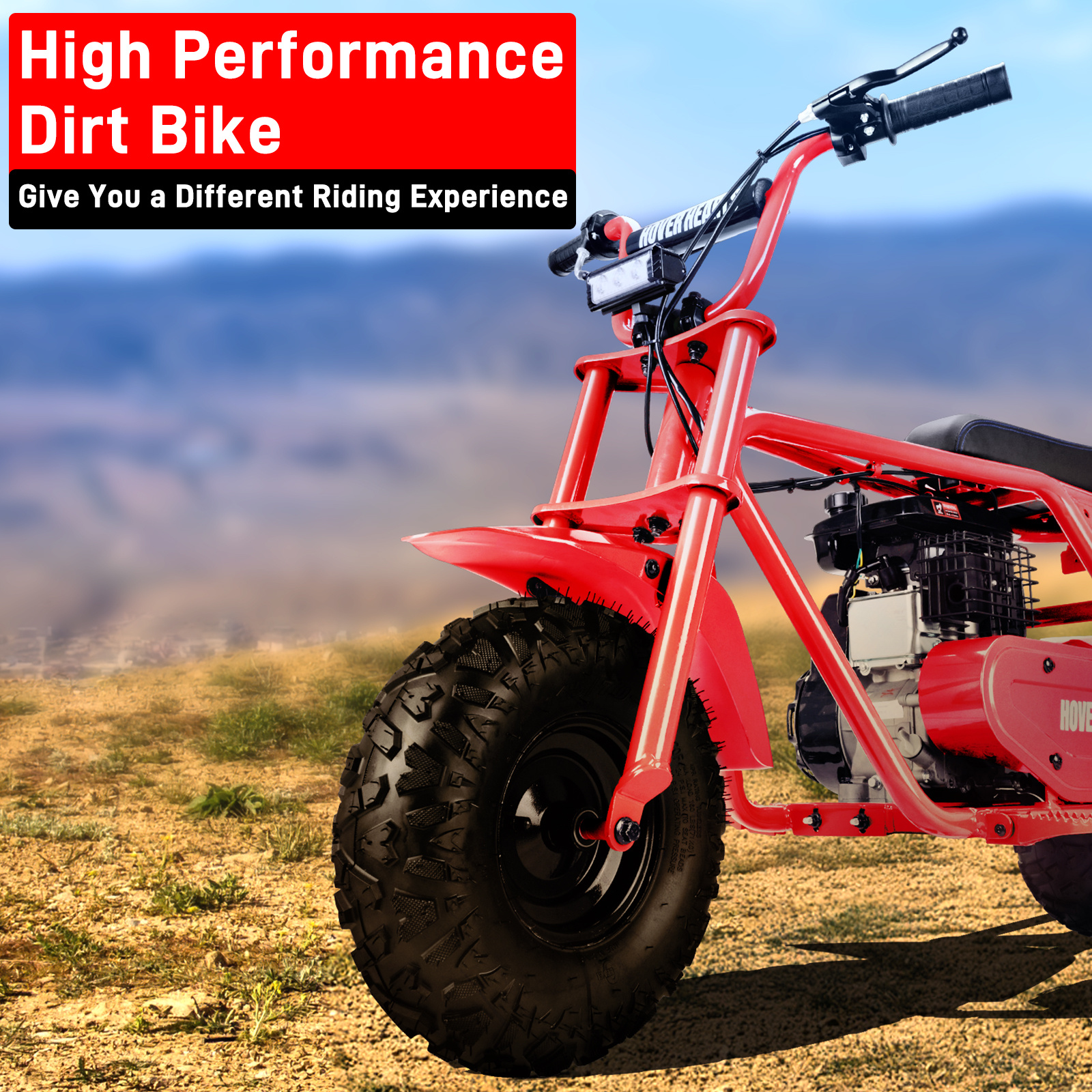 99cc youth mini dirt bike | Four-stroke gasoline-powered off-road motorcycle with a sturdy steel frame |gas-powered motocross for outdoor off-road ridingIdeal Halloween/Christmas/Birthday gift - Image 16