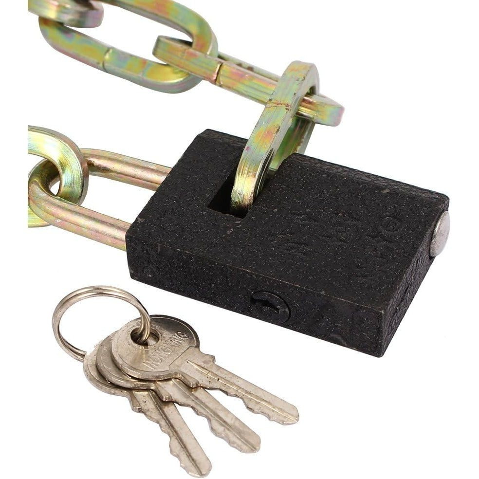 TEMU 1 Set Of Cycling Bike Bike Locks Bicycle Lock Padlock 70cm Length U-locks W Keys