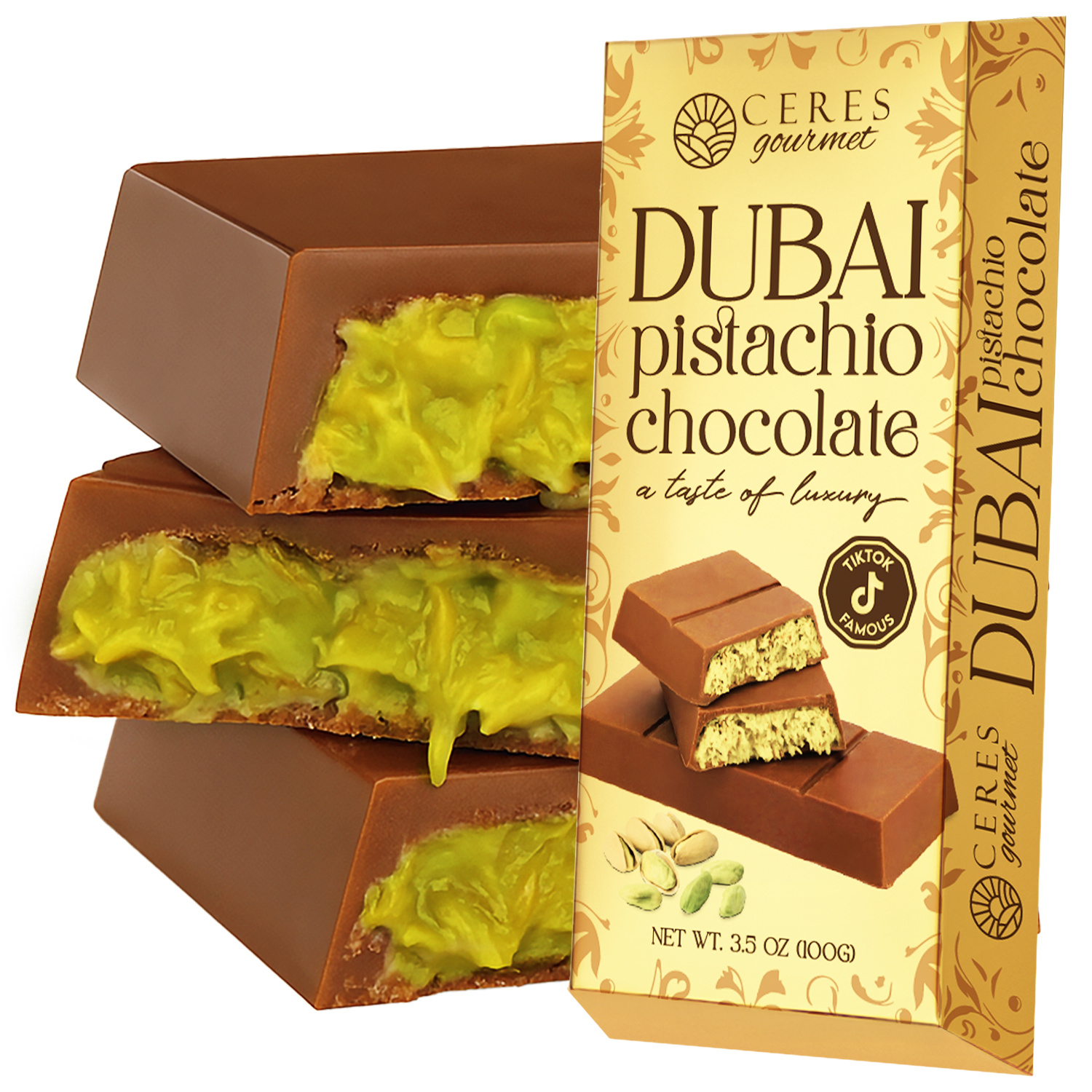 Dubai Milky Chocolate Bar 3.5 oz |