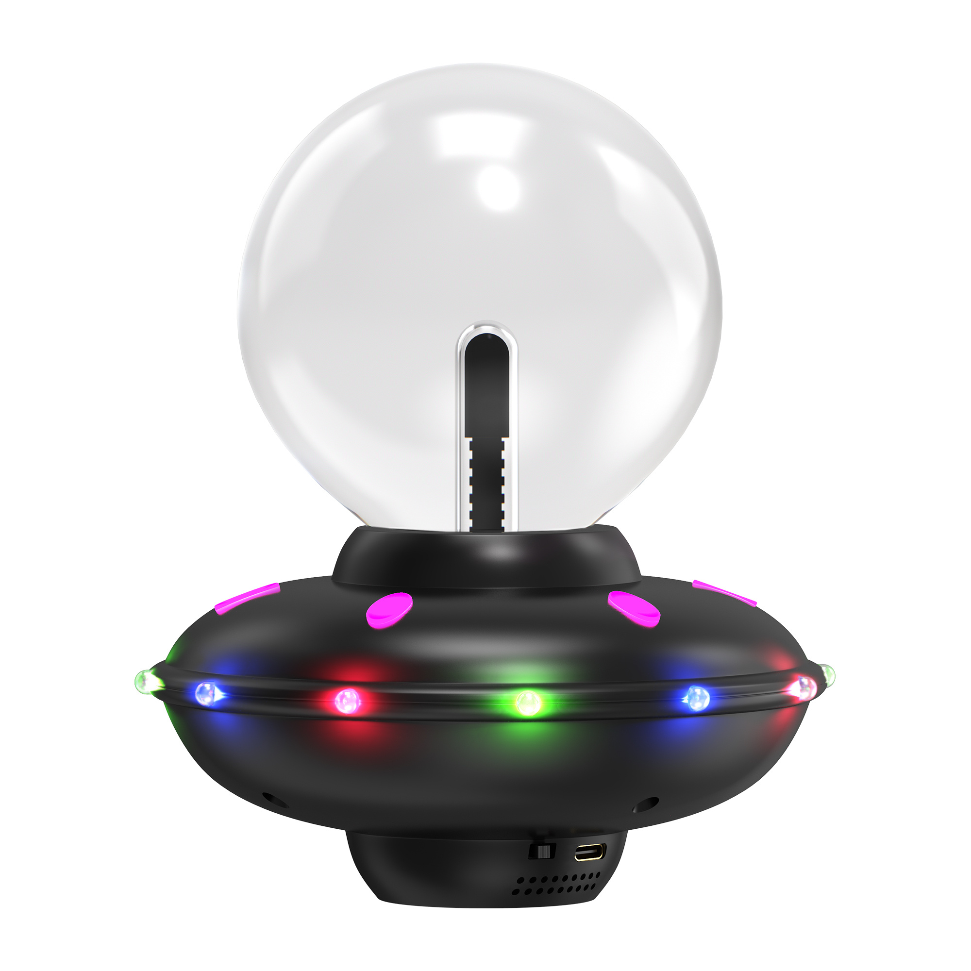 Plasma Ball Lamp - 3 Inch Touch Sensitive Science Toy & Decor