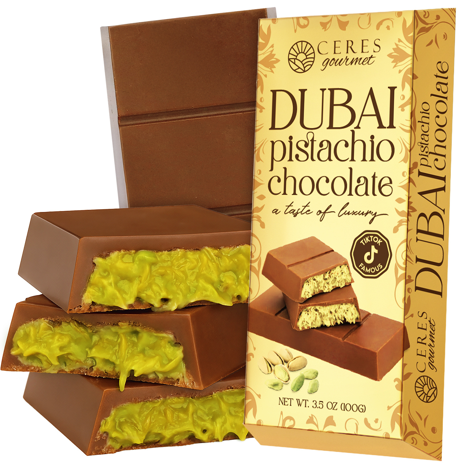 Dubai Milky Chocolate Bar 3.5 oz |
