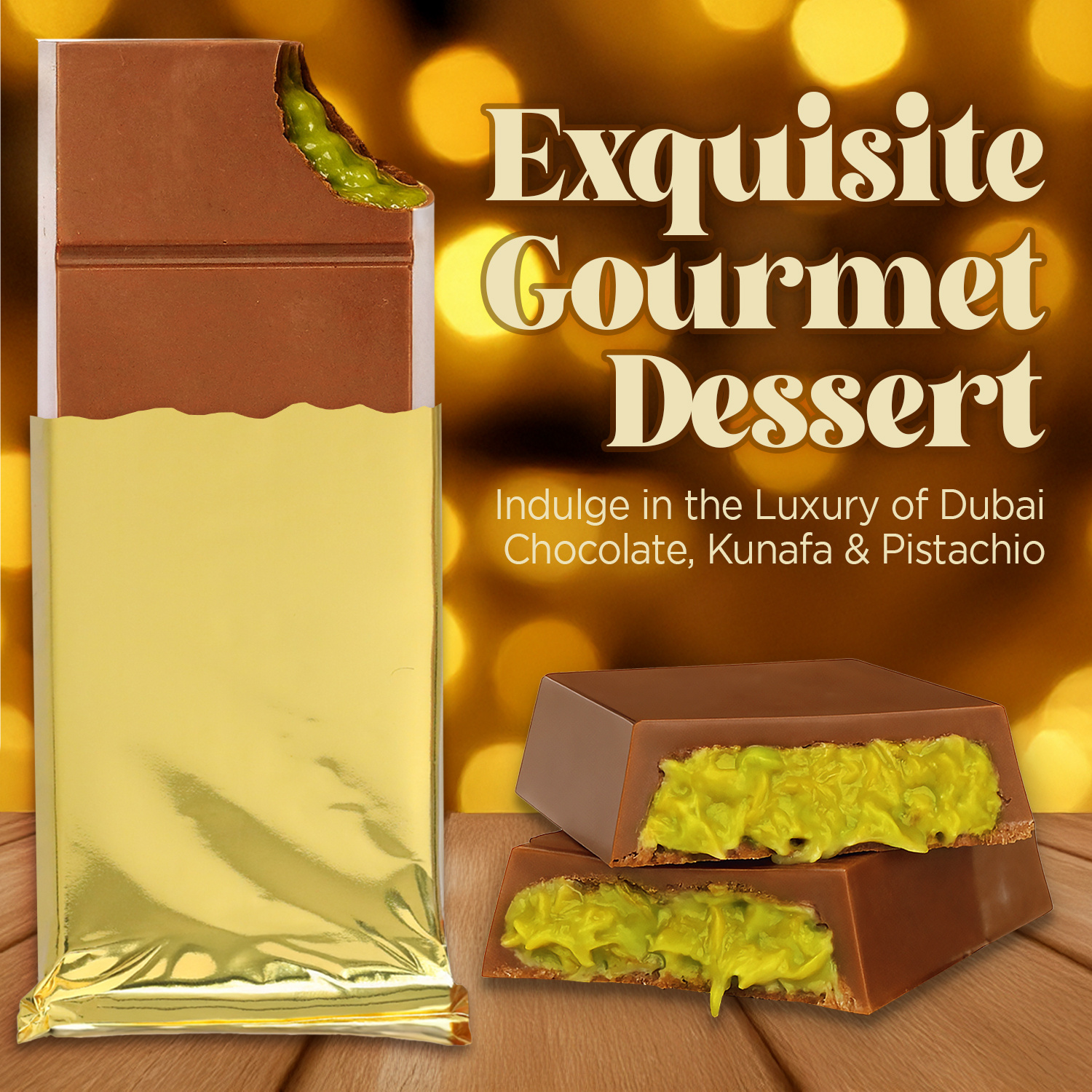 Dubai Milky Chocolate Bar 3.5 oz |