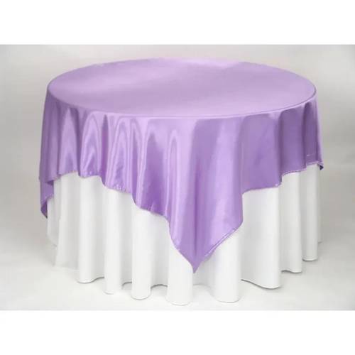 72 Inch Square Satin Tablecloth Overlay – Smooth Silky Satin for Halloween Decorations, Thanksgiving Fall Decor, Christmas Centerpiece, Wedding Banquet & Holiday Parties – Wrinkle-Resistant Reusable Table Cover Topper for Round or Square Tables