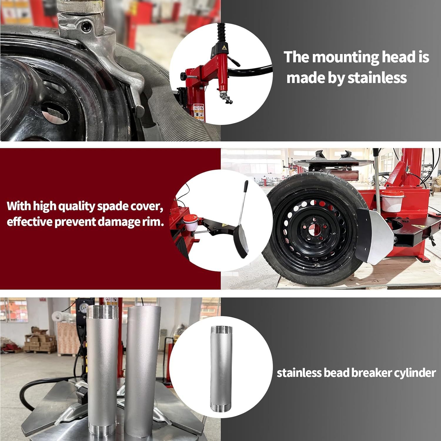 2 0  tire changer bead blaster wheel balancer machine combo kt t830  700 tire changer machine tire machine wheel   tire repair machine tire tools Product details 2