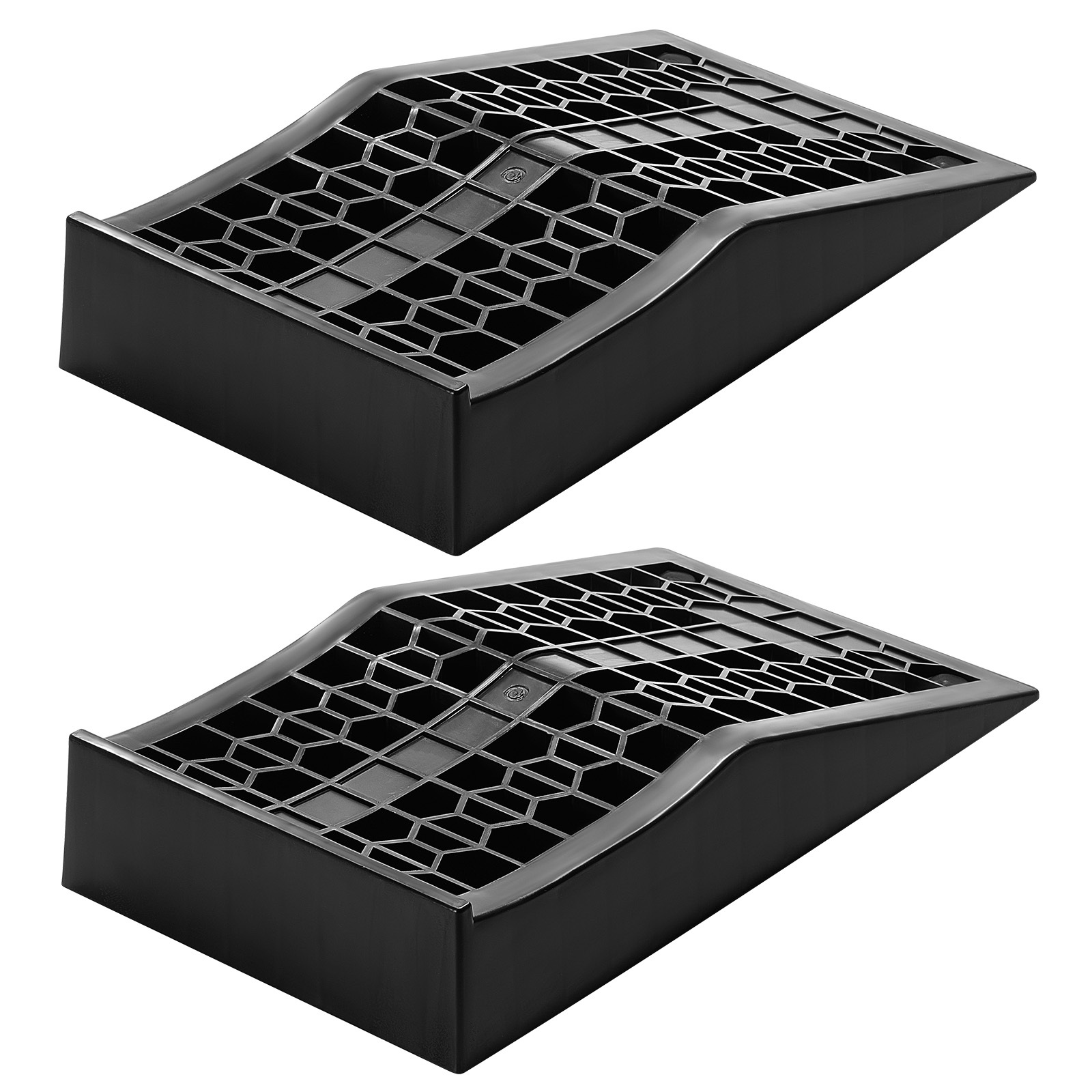TEMU Vevor Car Ramps, 2 Pcs 13000 Lbs / 16000 Lbs / 20000 Lbs Gvw Capacity, 2.56 In /2.6 In / 6.3 In / 6.7 In Lift Height, Portable Ramps For Home